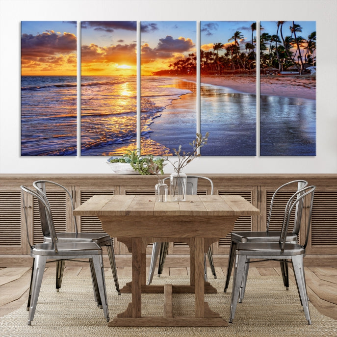 Bring the Beauty of a Tropical Hawaii Beach & Ocean to Your Home with Our Large Wall Art Canvas Print