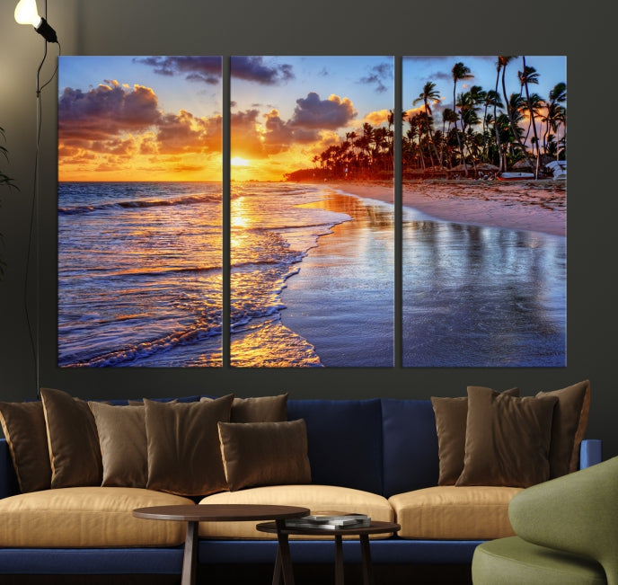 Bring the Beauty of a Tropical Hawaii Beach & Ocean to Your Home with Our Large Wall Art Canvas Print