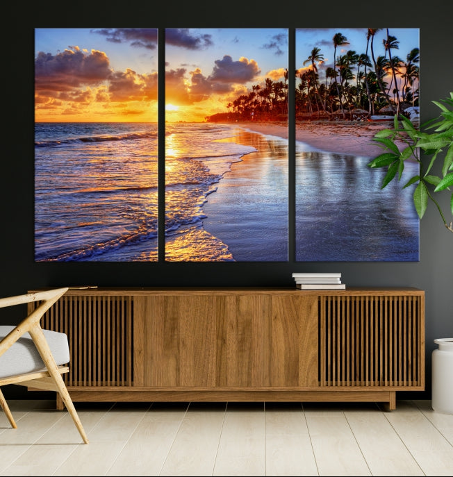 Bring the Beauty of a Tropical Hawaii Beach & Ocean to Your Home with Our Large Wall Art Canvas Print