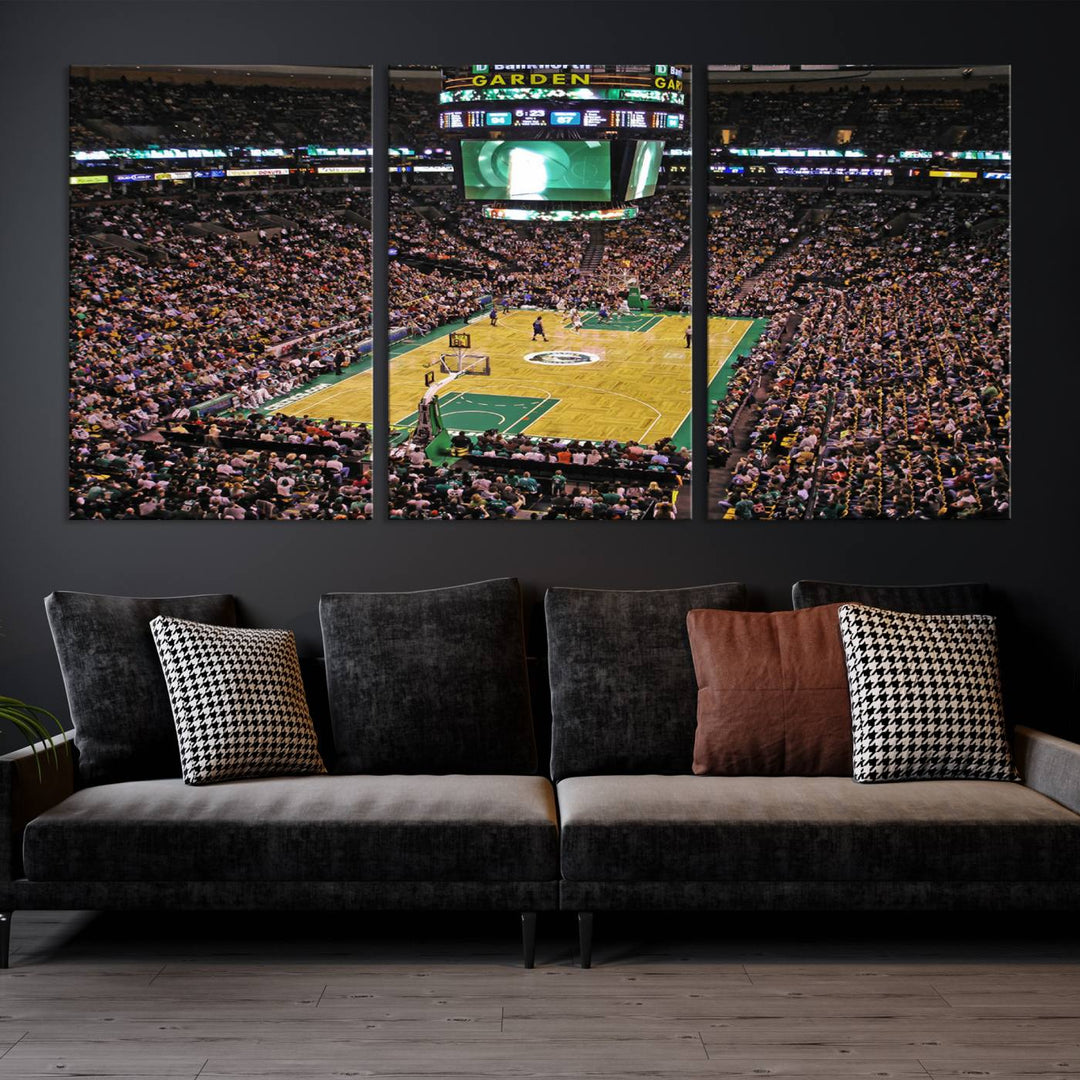 Td Garden Boston Stadium Wall Art Canvas Print