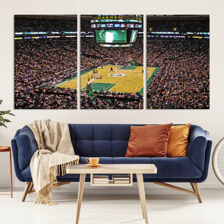 Td Garden Boston Stadium Wall Art Canvas Print