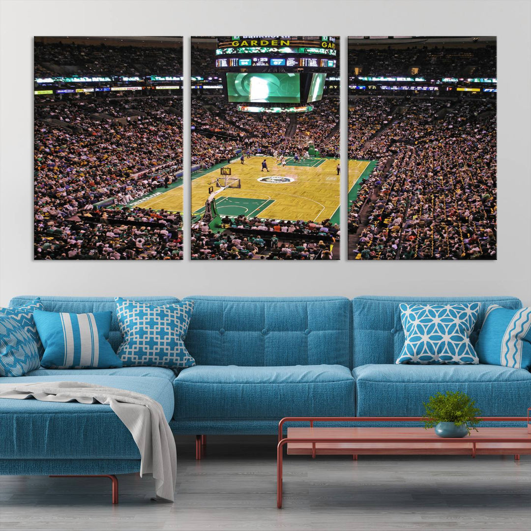 Td Garden Boston Stadium Wall Art Canvas Print