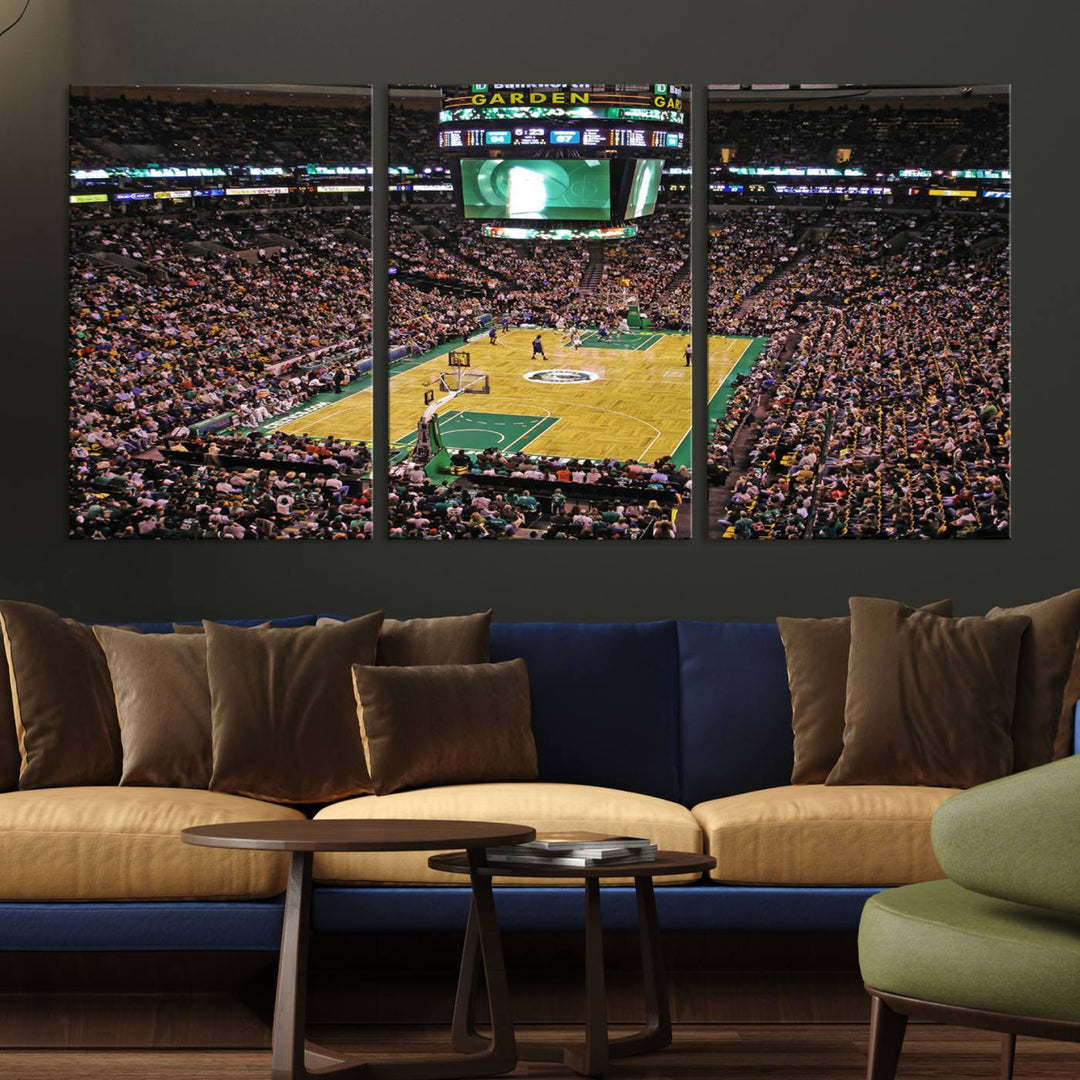 Td Garden Boston Stadium Wall Art Canvas Print