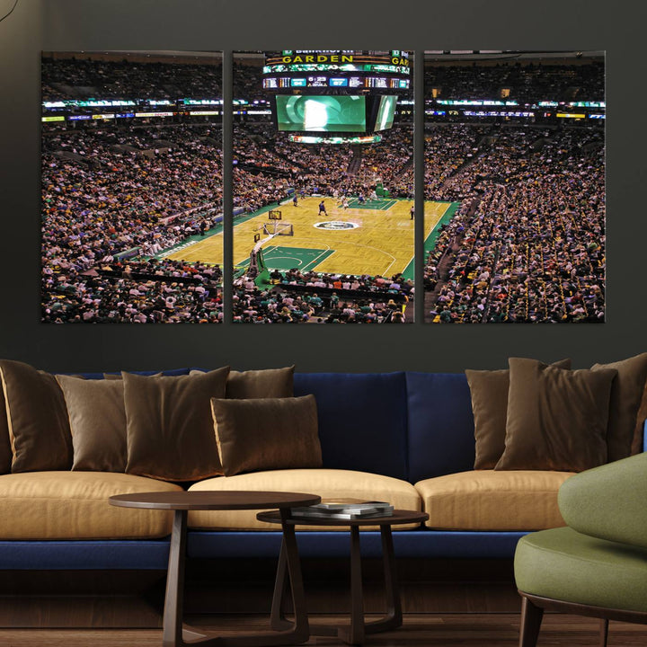 Td Garden Boston Stadium Wall Art Canvas Print