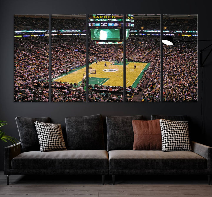 Td Garden Boston Stadium Wall Art Canvas Print