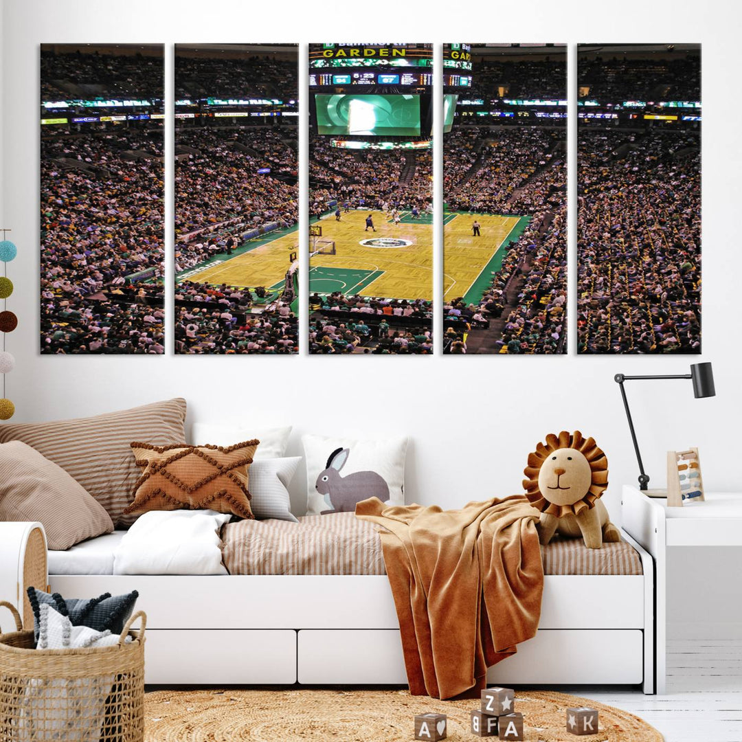 Td Garden Boston Stadium Wall Art Canvas Print