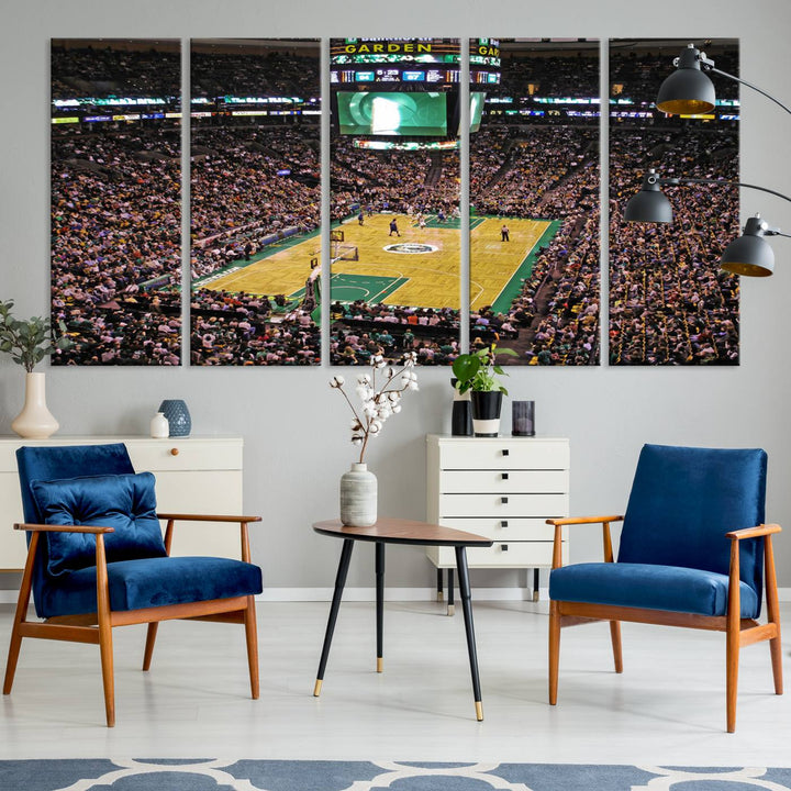 Td Garden Boston Stadium Wall Art Canvas Print