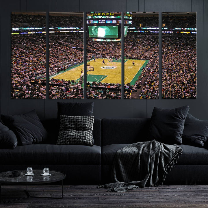 Td Garden Boston Stadium Wall Art Canvas Print