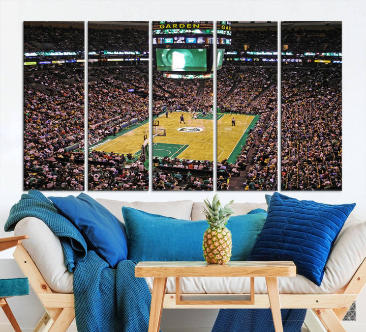 Td Garden Boston Stadium Wall Art Canvas Print