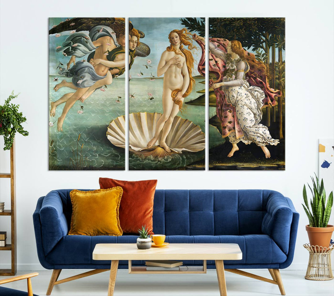 The Birth of Venus Sandro Botticelli Reproduction Canvas Print Classic Painting