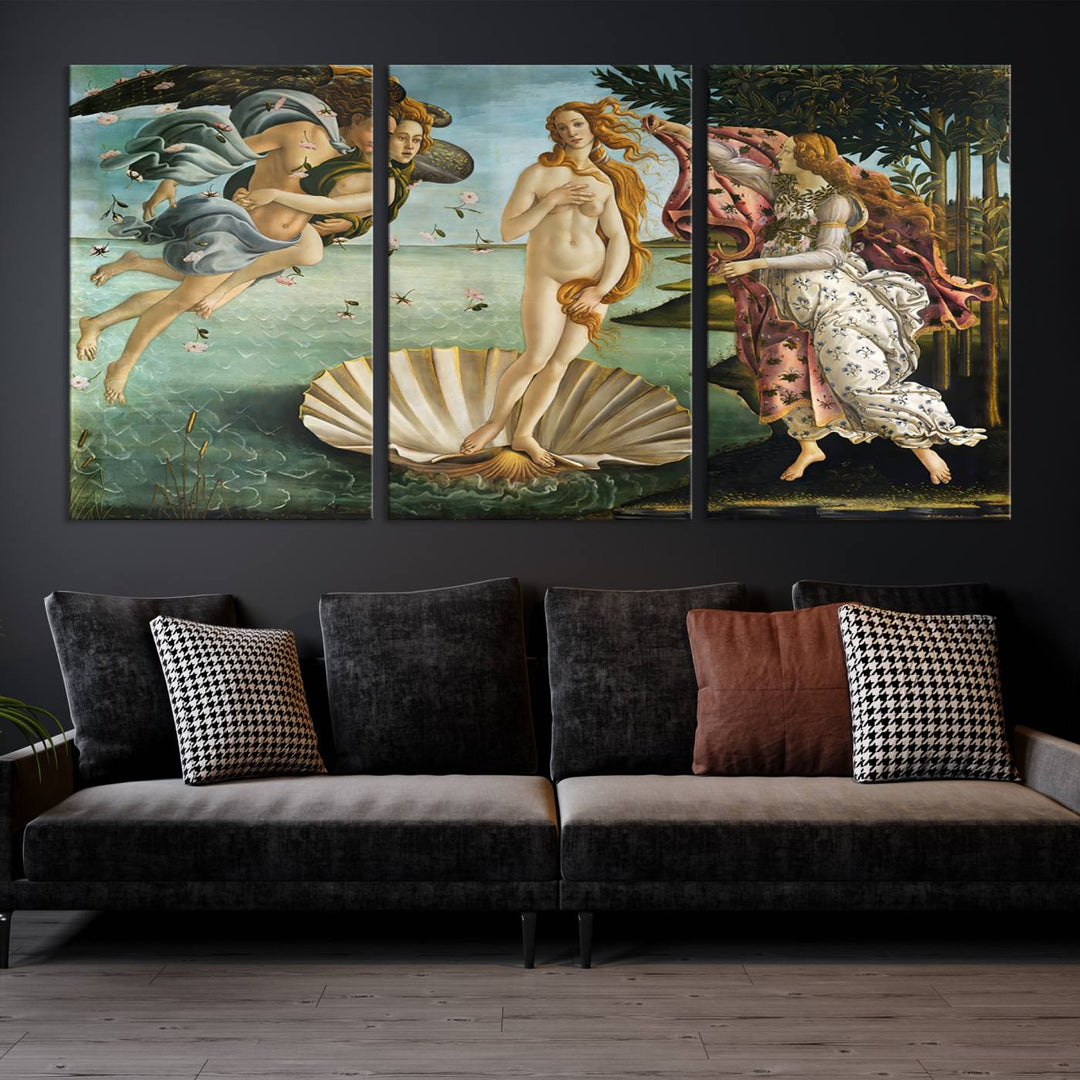 The Birth of Venus Sandro Botticelli Reproduction Canvas Print Classic Painting