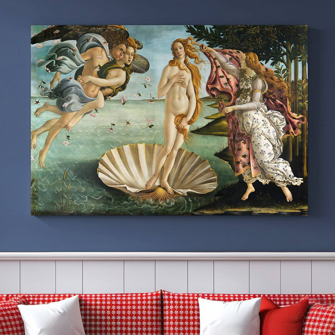 The Birth of Venus Sandro Botticelli Reproduction Canvas Print Classic Painting