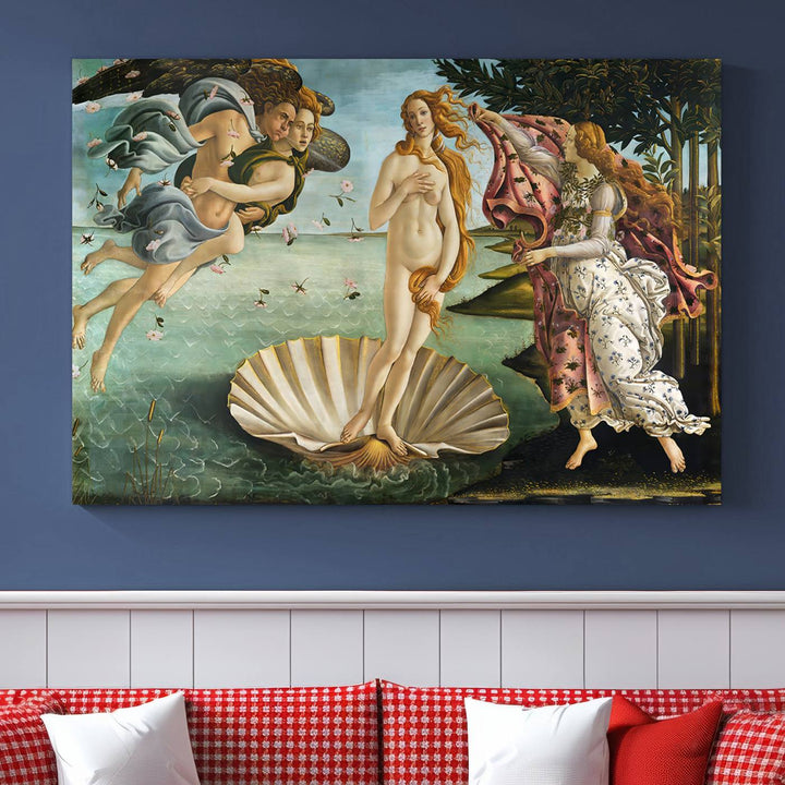 The Birth of Venus Sandro Botticelli Reproduction Canvas Print Classic Painting