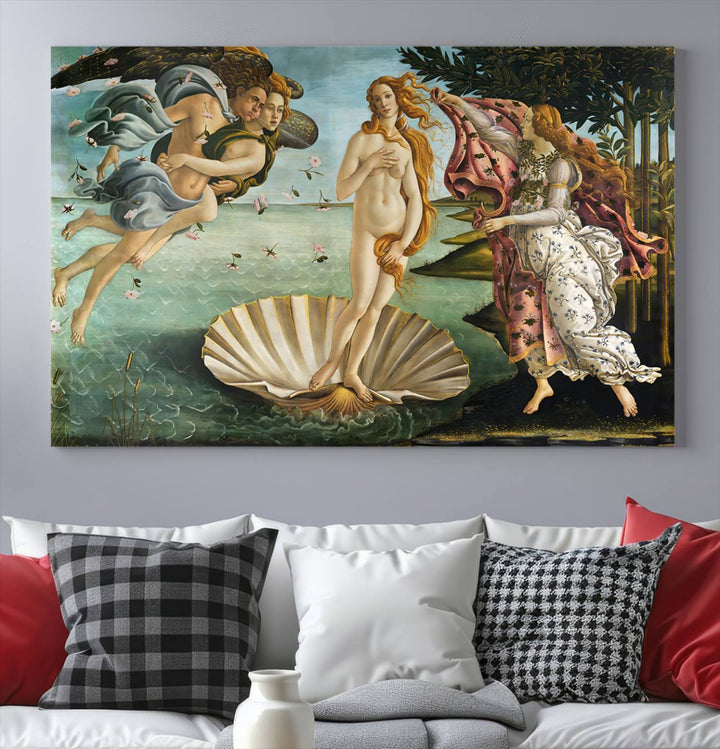 The Birth of Venus Sandro Botticelli Reproduction Canvas Print Classic Painting