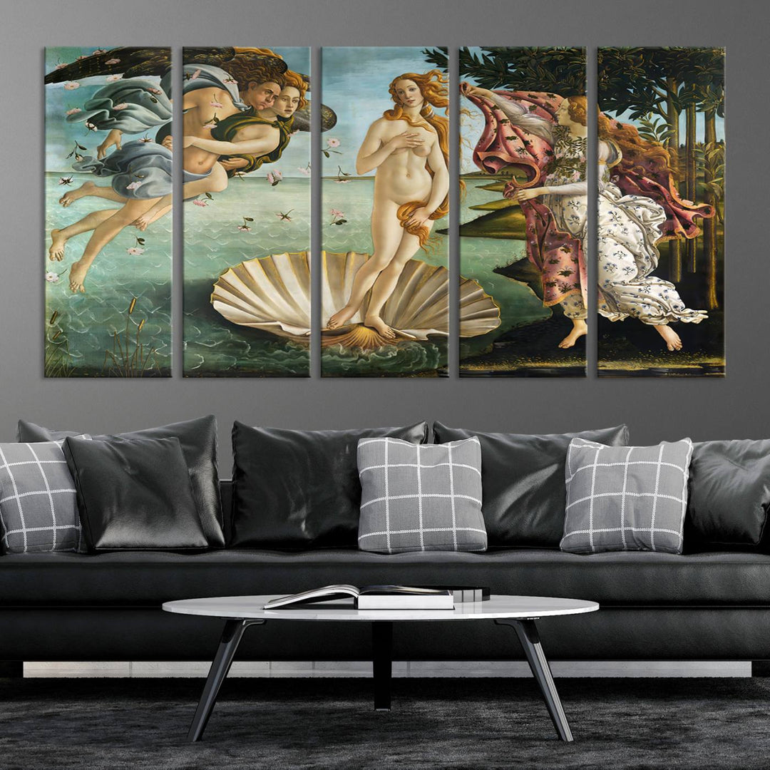 The Birth of Venus Sandro Botticelli Reproduction Canvas Print Classic Painting