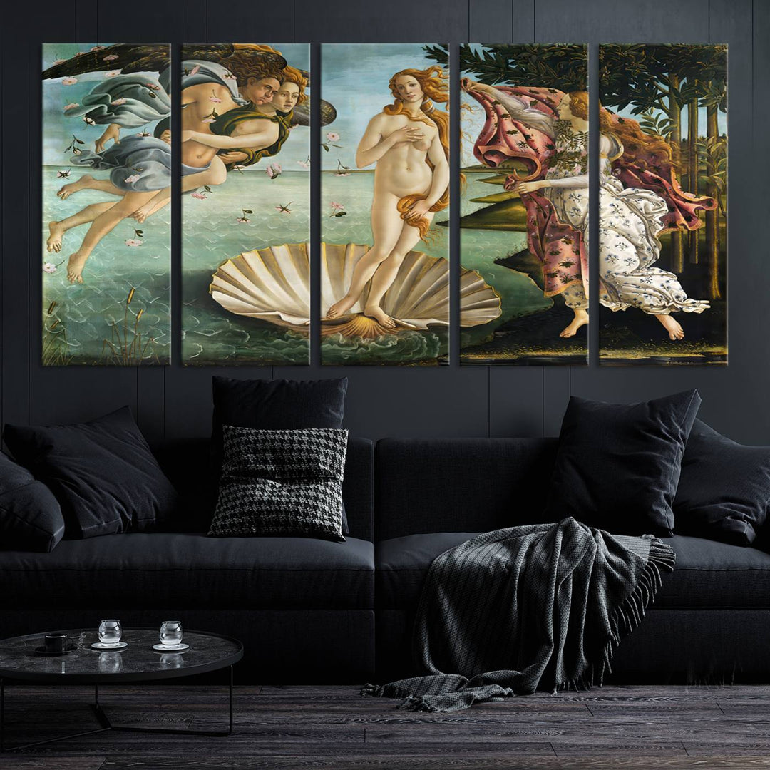 The Birth of Venus Sandro Botticelli Reproduction Canvas Print Classic Painting