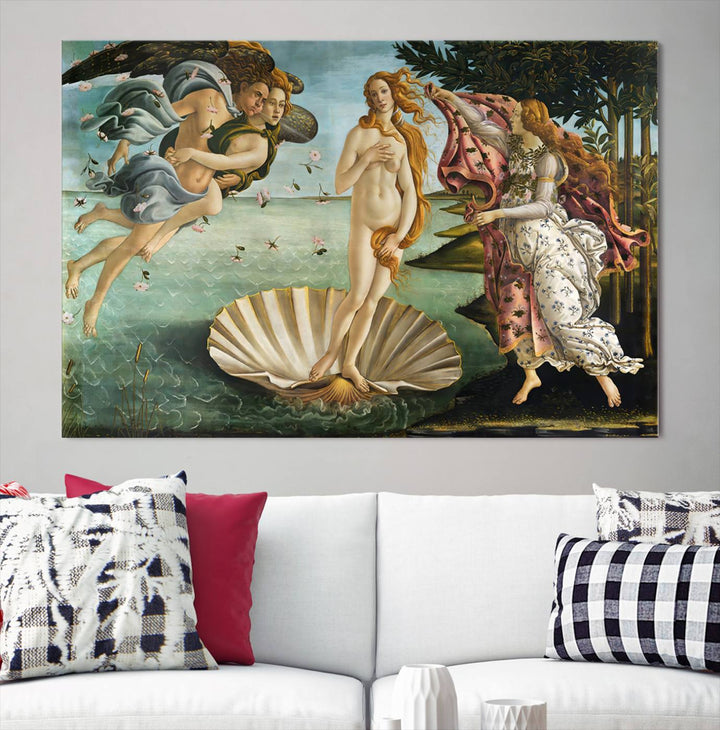 The Birth of Venus Sandro Botticelli Reproduction Canvas Print Classic Painting