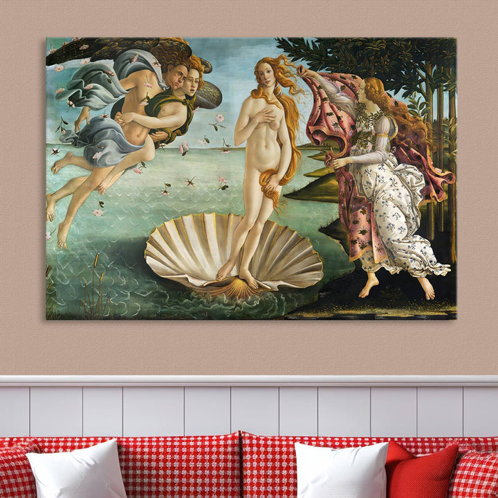 The Birth of Venus Sandro Botticelli Reproduction Canvas Print Classic Painting