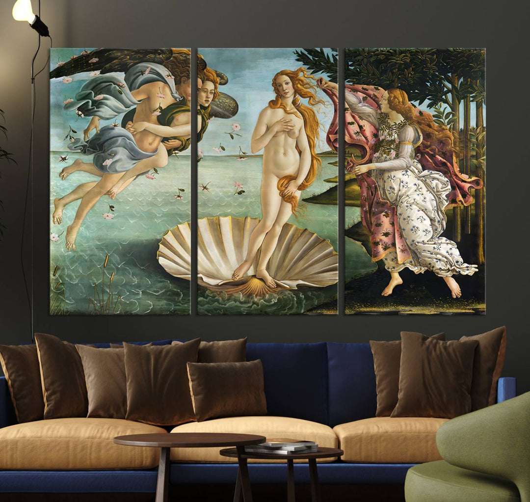 The Birth of Venus Sandro Botticelli Reproduction Canvas Print Classic Painting