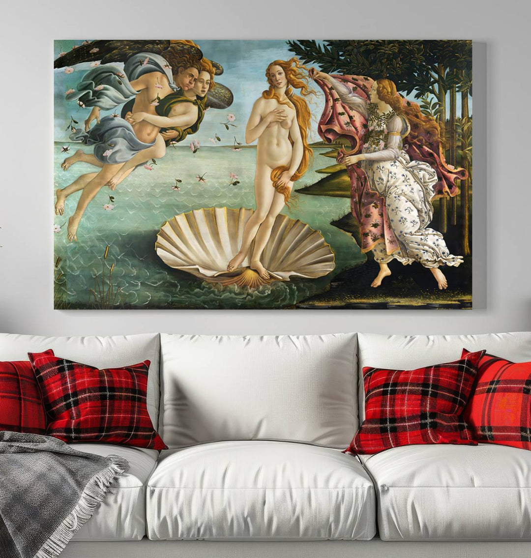 The Birth of Venus Sandro Botticelli Reproduction Canvas Print Classic Painting