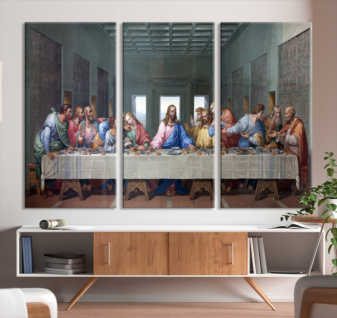 The Last Supper Jesus Artwork Large Canvas Wall Art Giclee Print