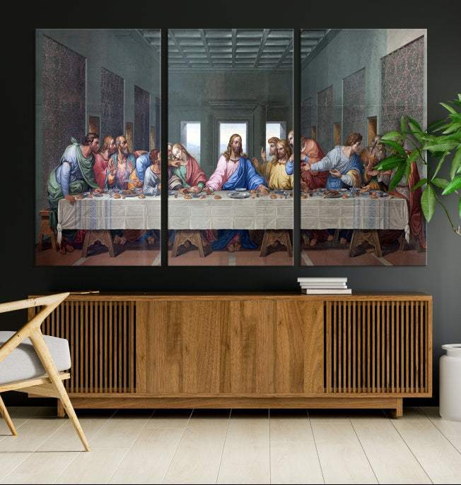 The Last Supper Jesus Artwork Large Canvas Wall Art Giclee Print