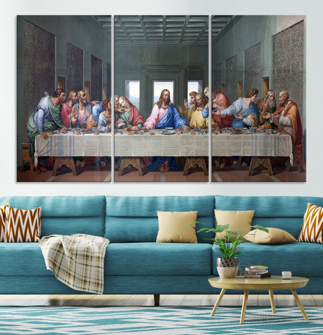 The Last Supper Jesus Artwork Large Canvas Wall Art Giclee Print