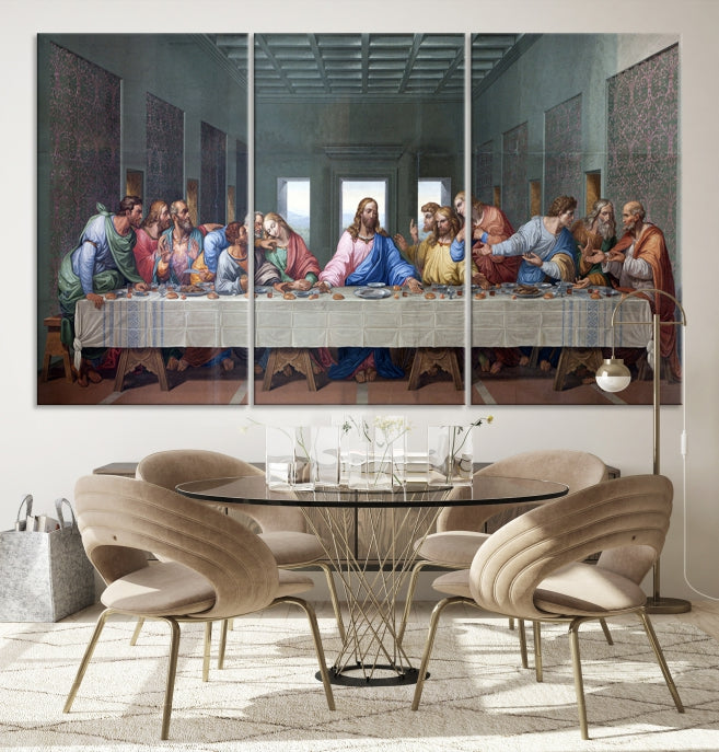 The Last Supper Jesus Artwork Large Canvas Wall Art Giclee Print