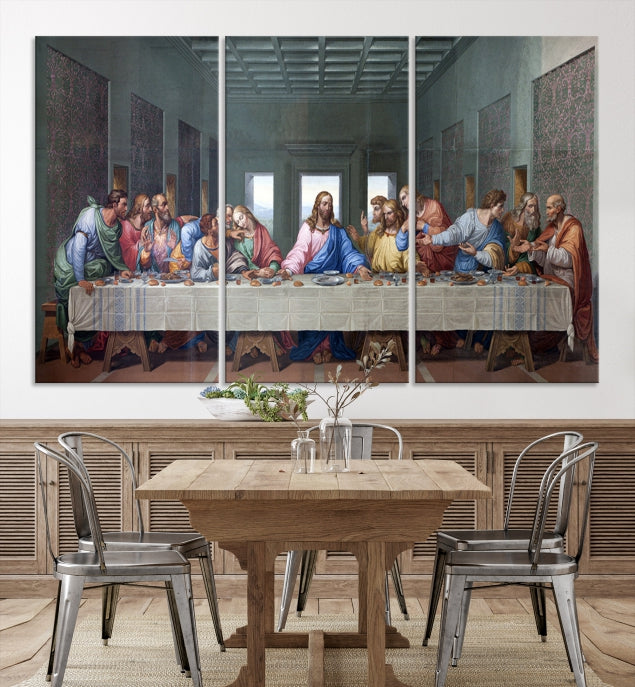 The Last Supper Jesus Artwork Large Canvas Wall Art Giclee Print