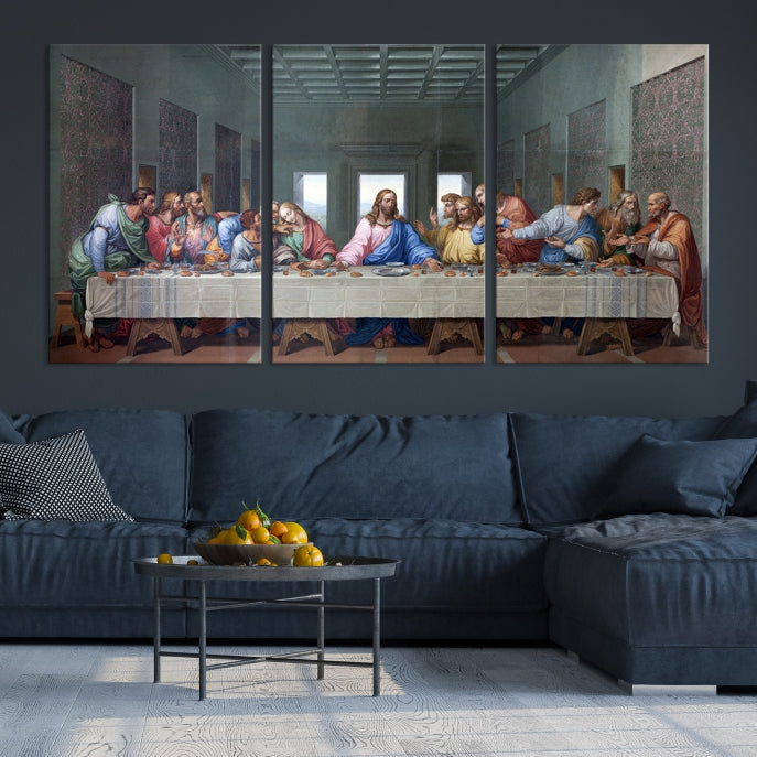 The Last Supper Jesus Artwork Large Canvas Wall Art Giclee Print