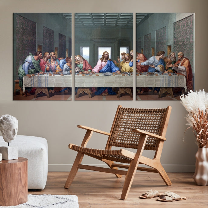 The Last Supper Jesus Artwork Large Canvas Wall Art Giclee Print