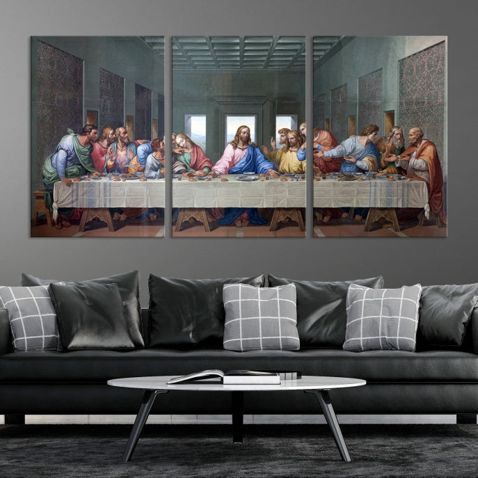 The Last Supper Jesus Artwork Large Canvas Wall Art Giclee Print