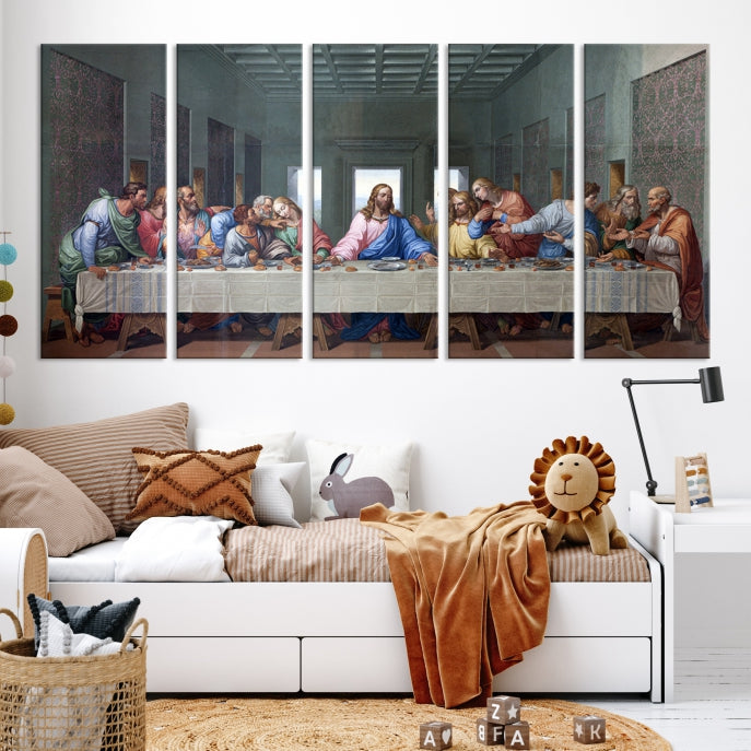 The Last Supper Jesus Artwork Large Canvas Wall Art Giclee Print