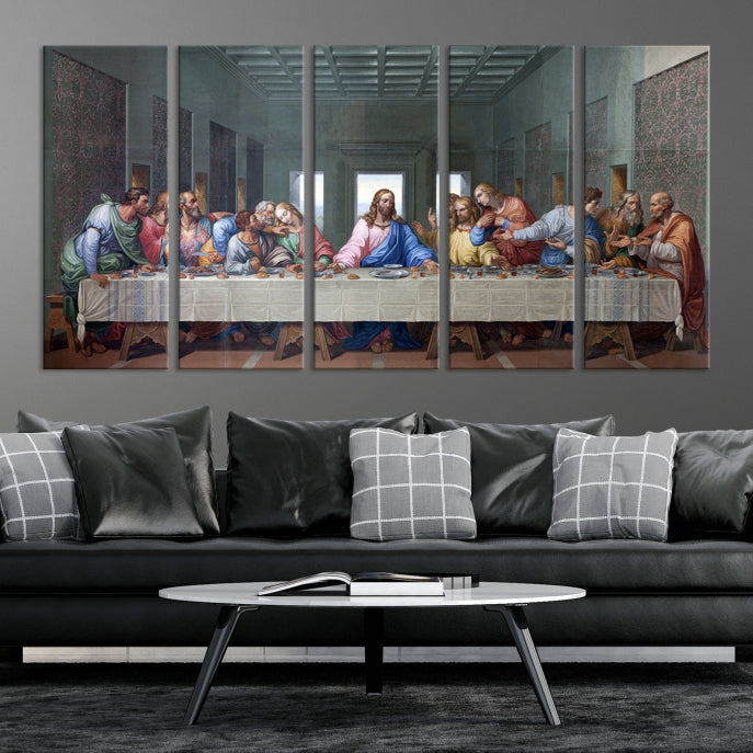 The Last Supper Jesus Artwork Large Canvas Wall Art Giclee Print