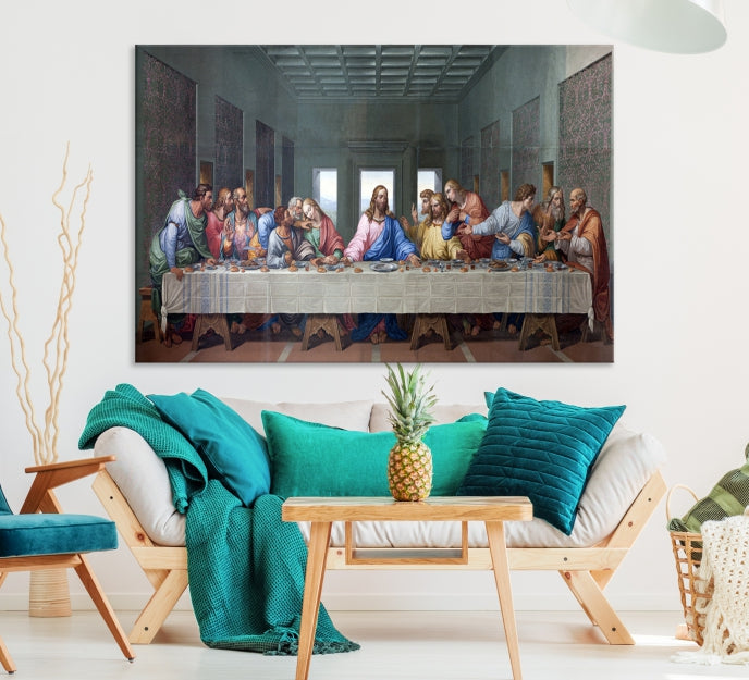 The Last Supper Jesus Artwork Large Canvas Wall Art Giclee Print