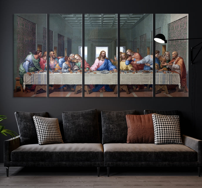 The Last Supper Jesus Artwork Large Canvas Wall Art Giclee Print