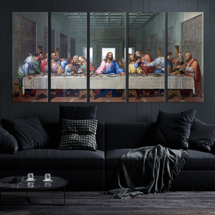 The Last Supper Jesus Artwork Large Canvas Wall Art Giclee Print