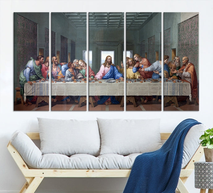 The Last Supper Jesus Artwork Large Canvas Wall Art Giclee Print