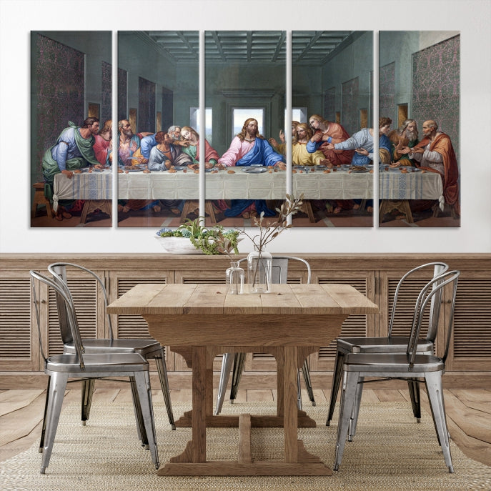 The Last Supper Jesus Artwork Large Canvas Wall Art Giclee Print