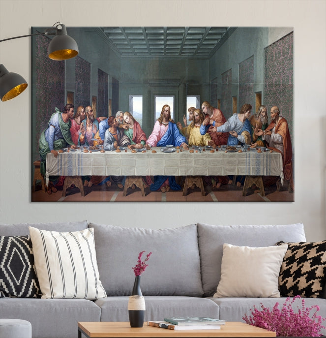 The Last Supper Jesus Artwork Large Canvas Wall Art Giclee Print