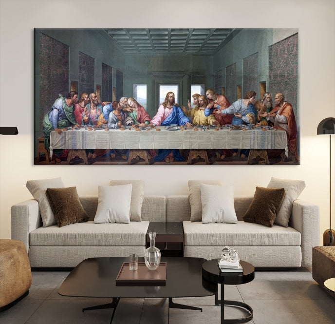 The Last Supper Jesus Artwork Large Canvas Wall Art Giclee Print