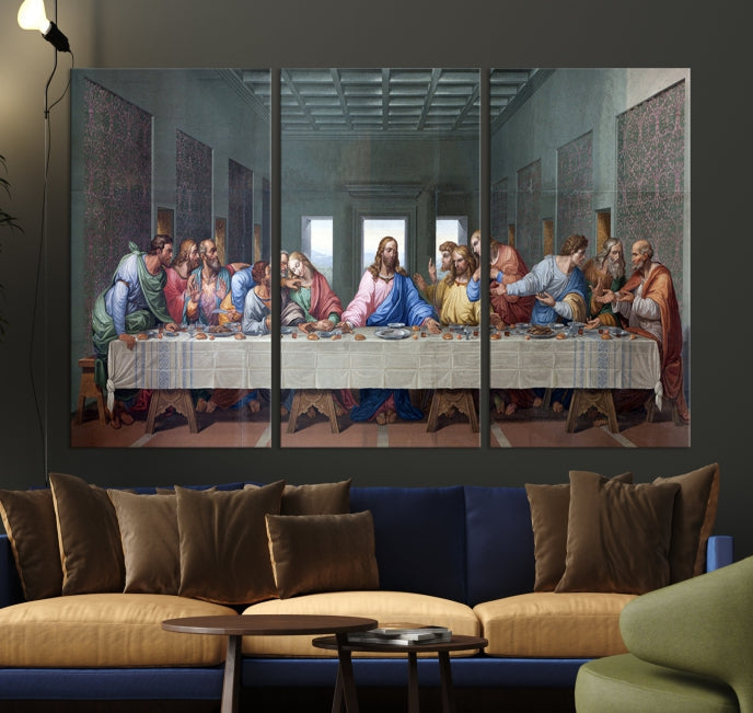 The Last Supper Jesus Artwork Large Canvas Wall Art Giclee Print