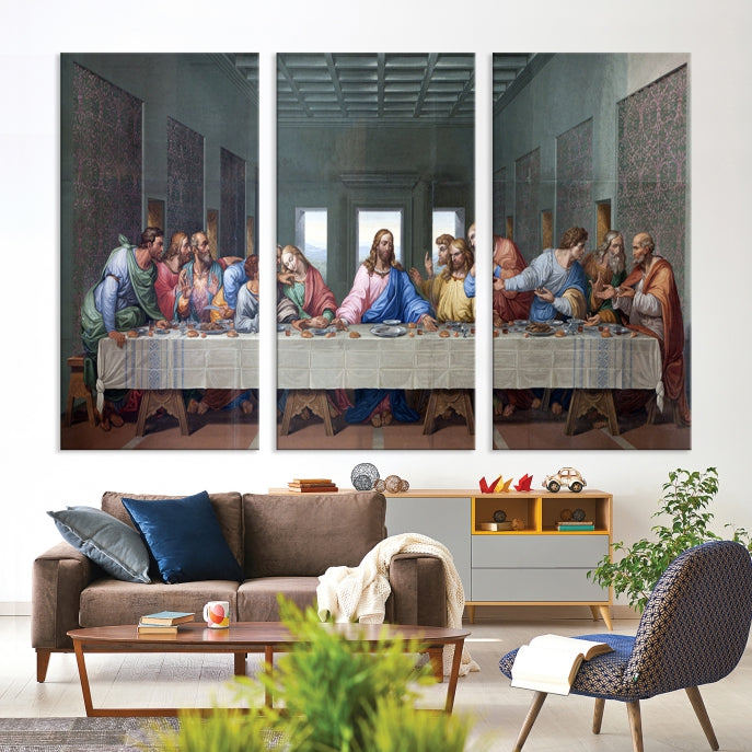 The Last Supper Jesus Artwork Large Canvas Wall Art Giclee Print