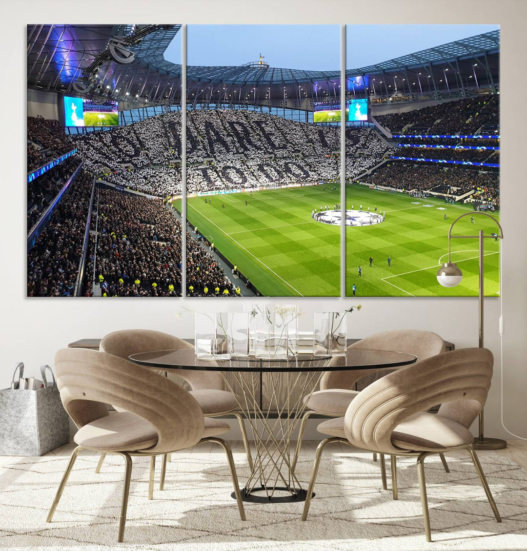 Tottenham Hotspur Stadium Wall Art Canvas Print for Sport Lover Gift