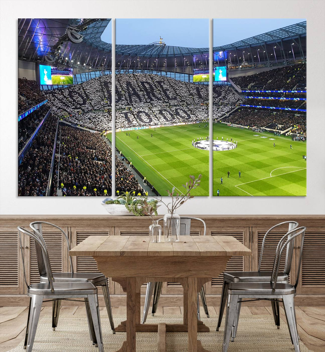 Tottenham Hotspur Stadium Wall Art Canvas Print for Sport Lover Gift