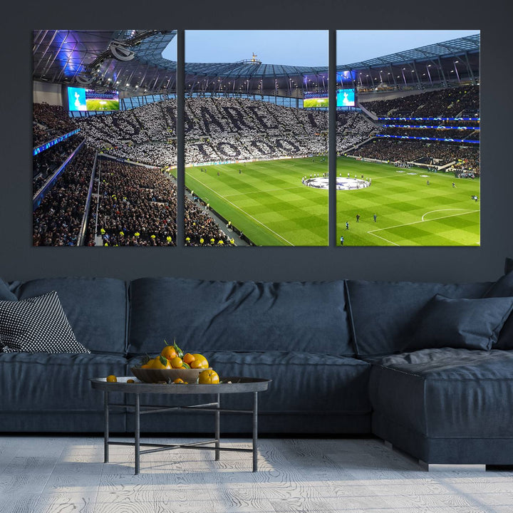 Tottenham Hotspur Stadium Wall Art Canvas Print for Sport Lover Gift