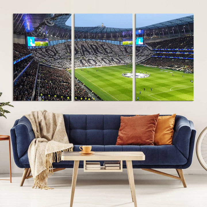 Tottenham Hotspur Stadium Wall Art Canvas Print for Sport Lover Gift