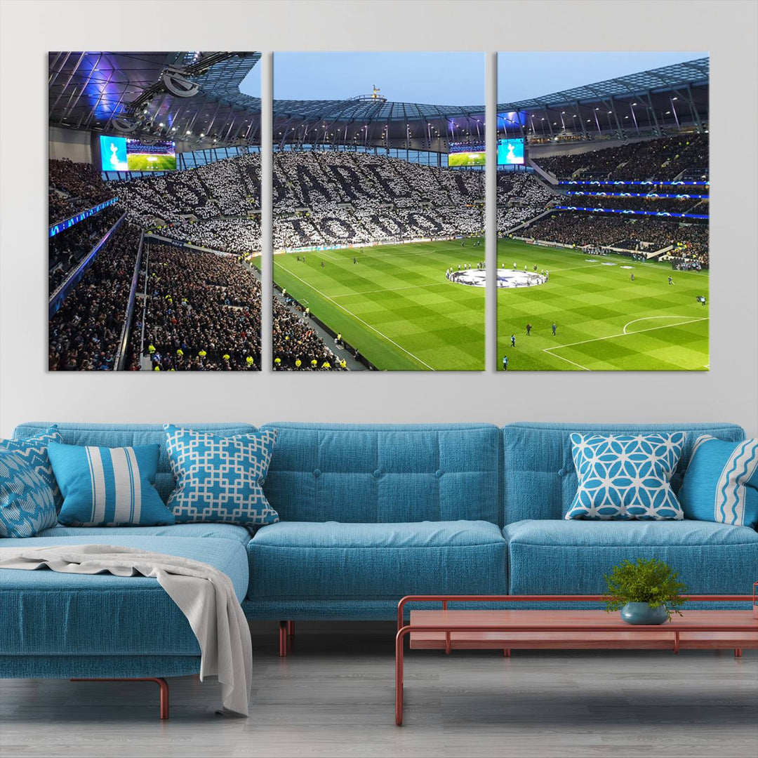 Tottenham Hotspur Stadium Wall Art Canvas Print for Sport Lover Gift