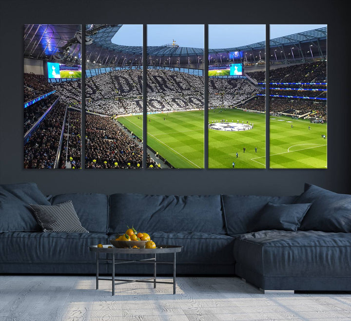 Tottenham Hotspur Stadium Wall Art Canvas Print for Sport Lover Gift