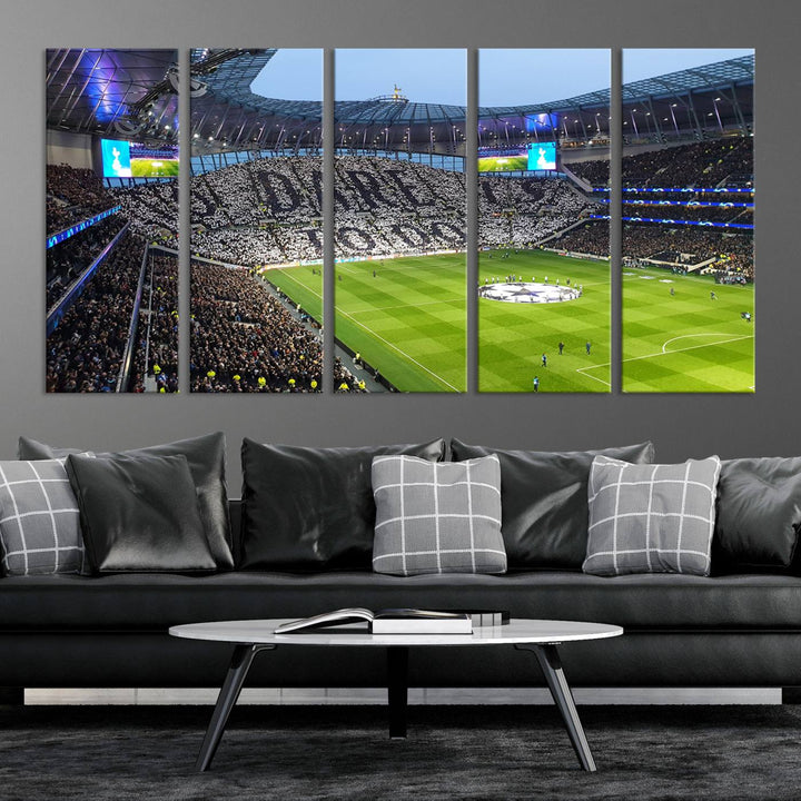 Tottenham Hotspur Stadium Wall Art Canvas Print for Sport Lover Gift